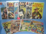Collection of early western comic books