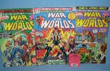 Group of vintage War of the Worlds comic books