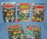 Group of early Capt. Savage comic books