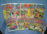 Large collection of vintage Archie comic books