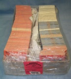 Large box of vintage baseball cards
