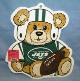 Vintage NY Jets football collecter's wall plaque