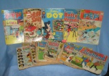 Large group of early comic books