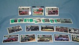 Antique cars collector's card set with original box