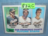 Chili Davis and Bob Brenly rookie baseball card
