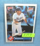Vintage Mike Piazza rookie baseball card