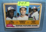 Vintage Tim Raines rookie baseball card