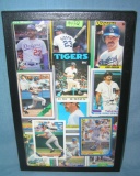 Collection of vintage Kirk Gibson all star baseball cards