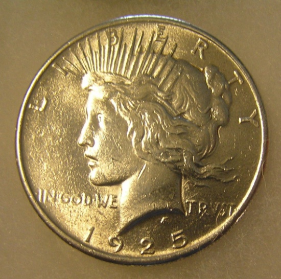 1925 Lady Liberty Peace Silver Dollar