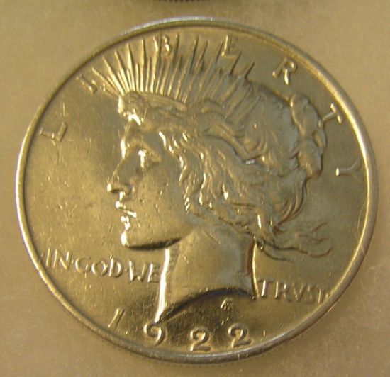 1923 Lady Liberty Peace Silver Dollar