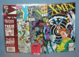 Group of vintage X-Men comic books