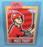 Mike Trout rookie Baseball card