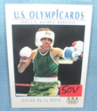 Oscar Delahoya rookie boxing card