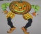 Large 28 inch hanging and posable Jack O' Lantern