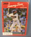 Sammy Sosa rookie baseball card