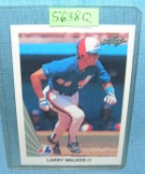 Larry Walker rookie baseball card