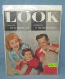 Lucille Ball & Desi Arnaz LOOK mag. w/ Little Ricky 1956