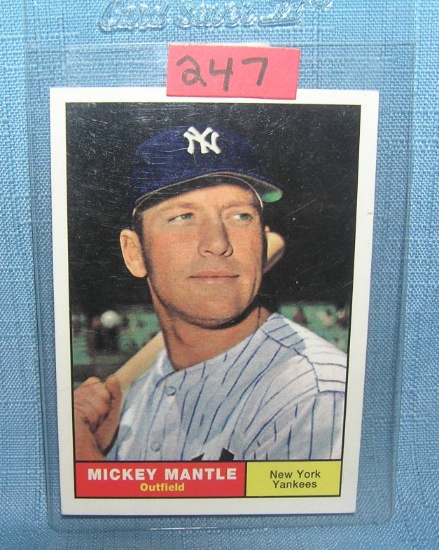 Mickey Mantle Baseball card