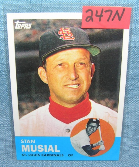 Stan Musial Baseball card