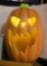 Vintage style illuminated scary face Jack O' Lantern