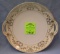 Early gold decorated Noritake hand painted platter