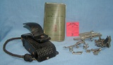 Early sewing collectibles and accessories