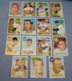 Group of vintage 1969 Topps baseball cards