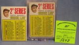 Vintage Topps baseball cards featuring Mantle