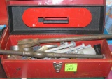 Large box full of tools, hardware and accessories