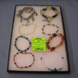 Collection of quality costume jewelry bracelets