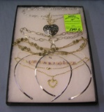 Group of vintage costume jewelry necklaces