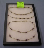 Group of quality necklace and bracelet sets