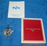 Sterling silver Reed and Barton Christmas star necklace pendant
