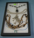 Group of quality costume jewelry necklaces