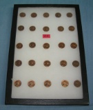 Group of vintage Lincoln copper pennies