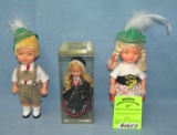 Group of 3 vintage dolls includes Hansel and Gretel