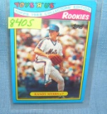 Vintage Randy Myers rookie baseball card