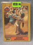 Vintage Kevin Mitchell rookie baseball card