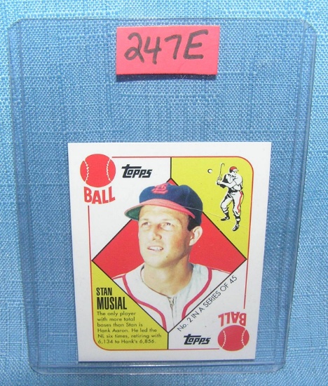 Stan Musial Baseball card