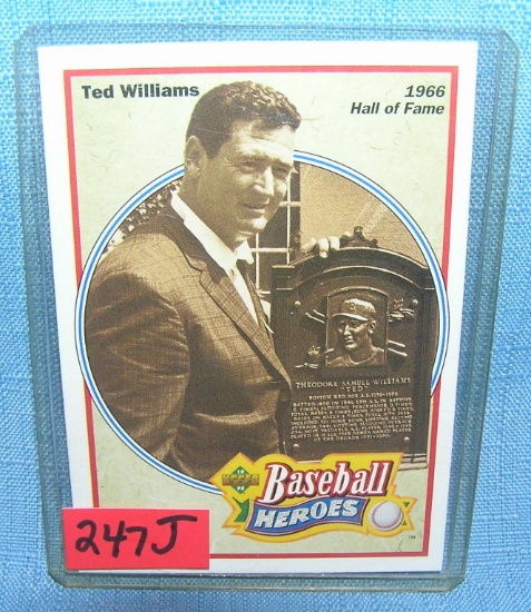Ted Williams Baseball card