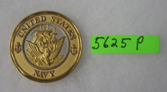 US Navy bronze medal with silver highlights
