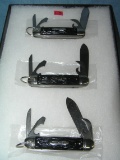 Group of vintage Forest Master pocket knives