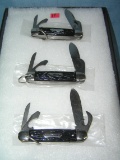 Group of vintage Forest Master pocket knives