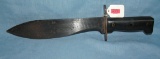 Large post WWII fighting knife signed Kiffe