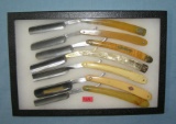 Great early collection of straight razors