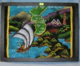 Vintage Korean War sweetheart pillow case