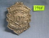 Antique Wilmington fire dept badge