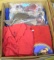 Large box of modern clothing