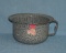 Antique enamel ware chamber pot