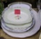 Group of vintage serving platters and more